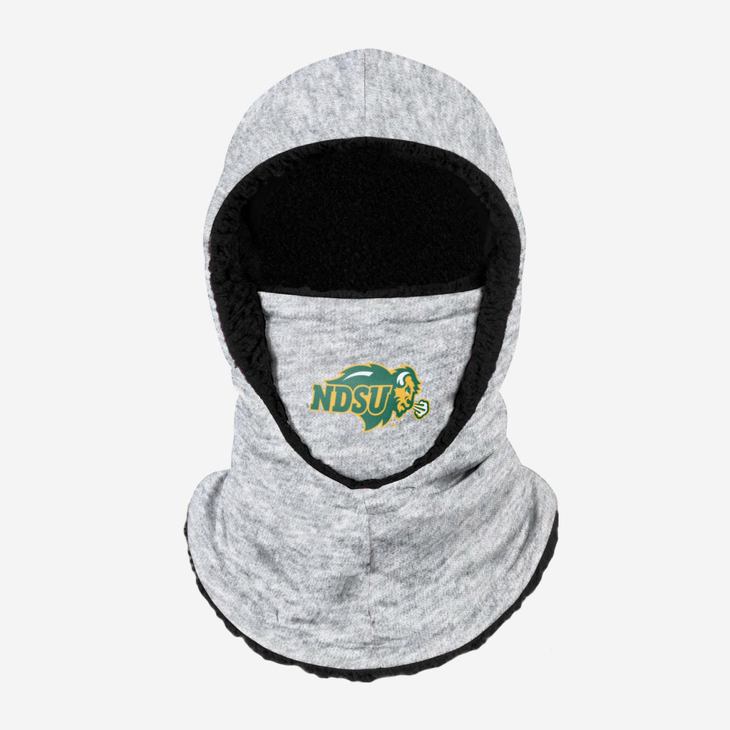 North Dakota State Bison Heather Grey Big Logo Hooded Gaiter FOCO - FOCO.com