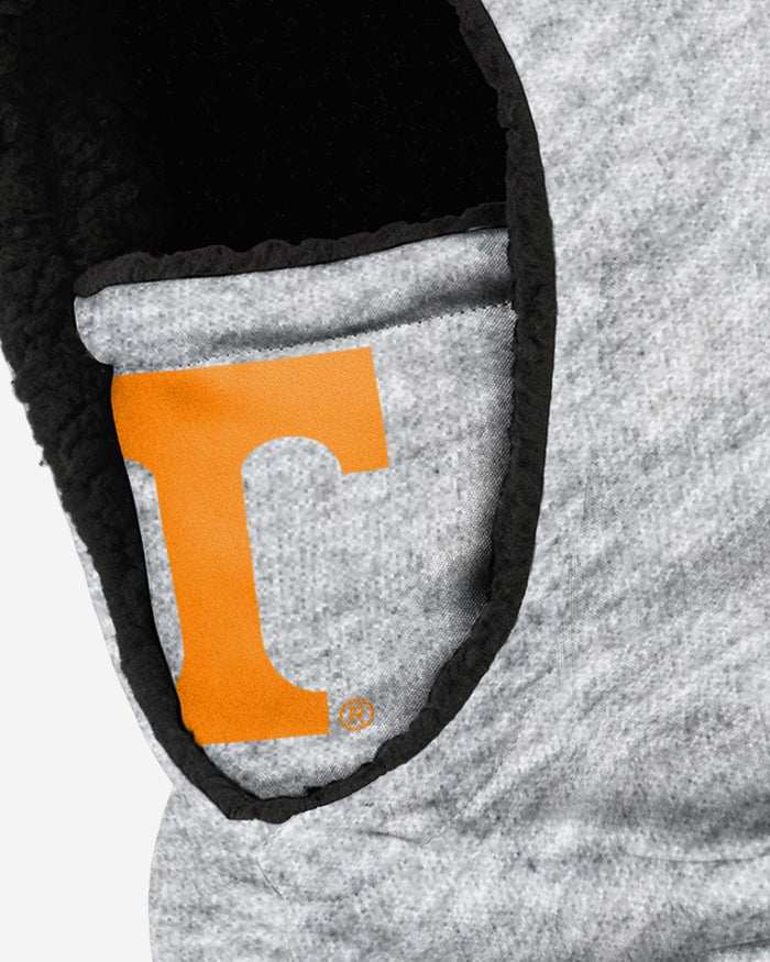Tennessee Volunteers Heather Grey Big Logo Hooded Gaiter FOCO - FOCO.com