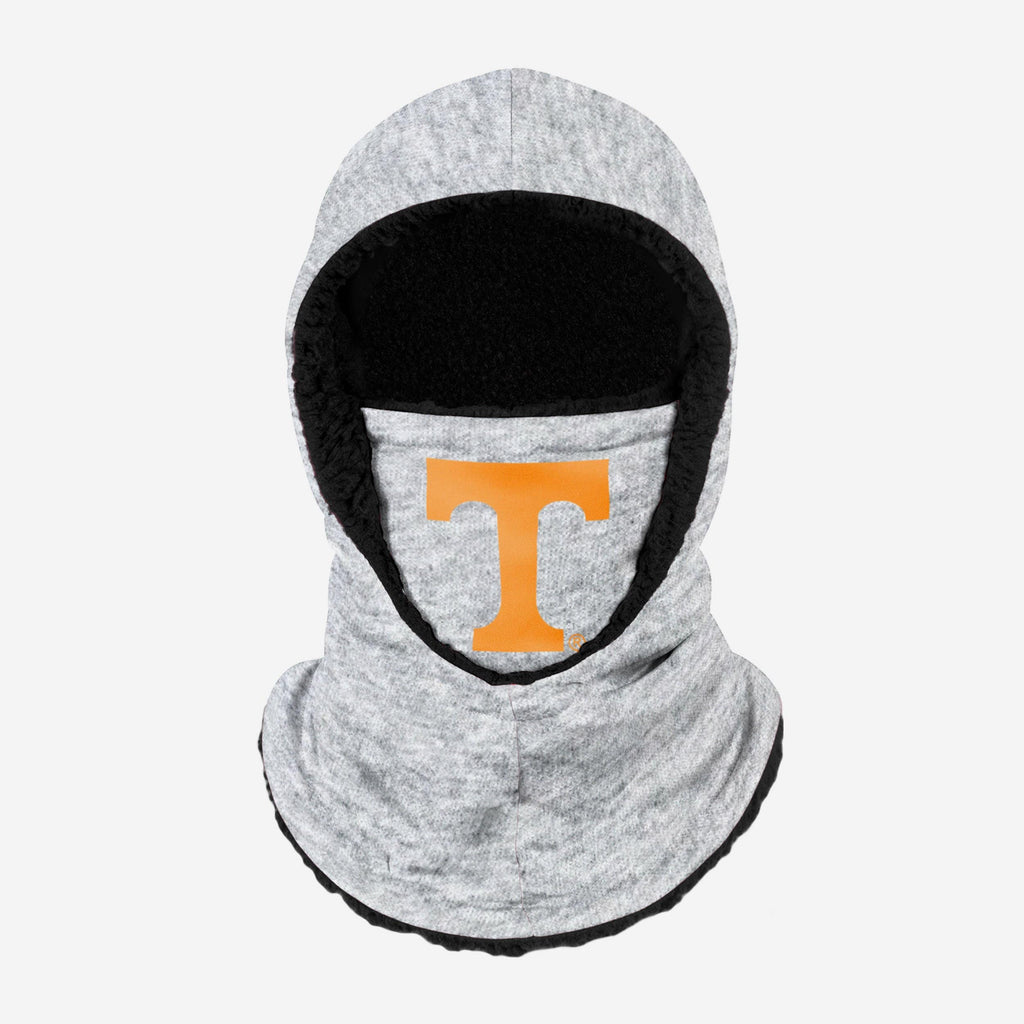 Tennessee Volunteers Heather Grey Big Logo Hooded Gaiter FOCO - FOCO.com