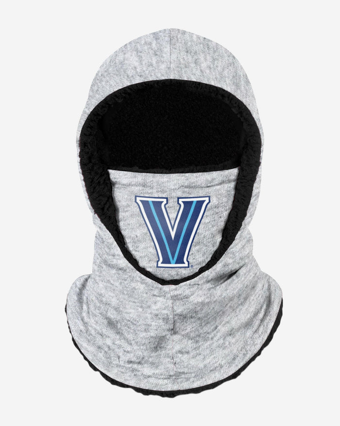 Villanova Wildcats Heather Grey Big Logo Hooded Gaiter FOCO - FOCO.com