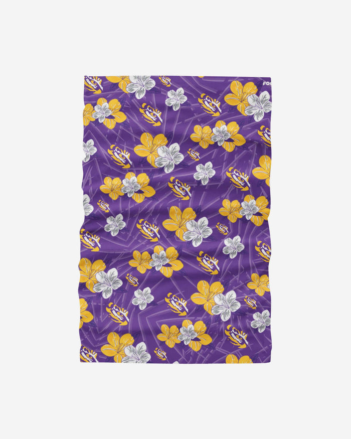 LSU Tigers Hibiscus Gaiter Scarf FOCO - FOCO.com