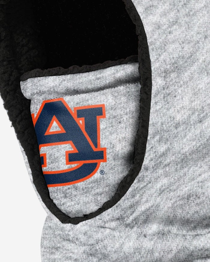 Auburn Tigers Heather Grey Big Logo Hooded Gaiter FOCO - FOCO.com