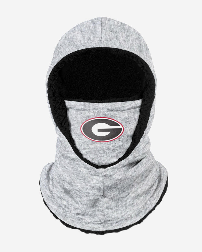 Georgia Bulldogs Heather Grey Big Logo Hooded Gaiter FOCO Adult - FOCO.com