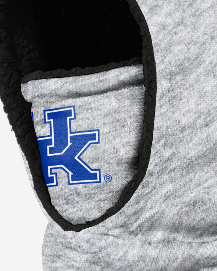 Kentucky Wildcats Heather Grey Big Logo Hooded Gaiter FOCO - FOCO.com