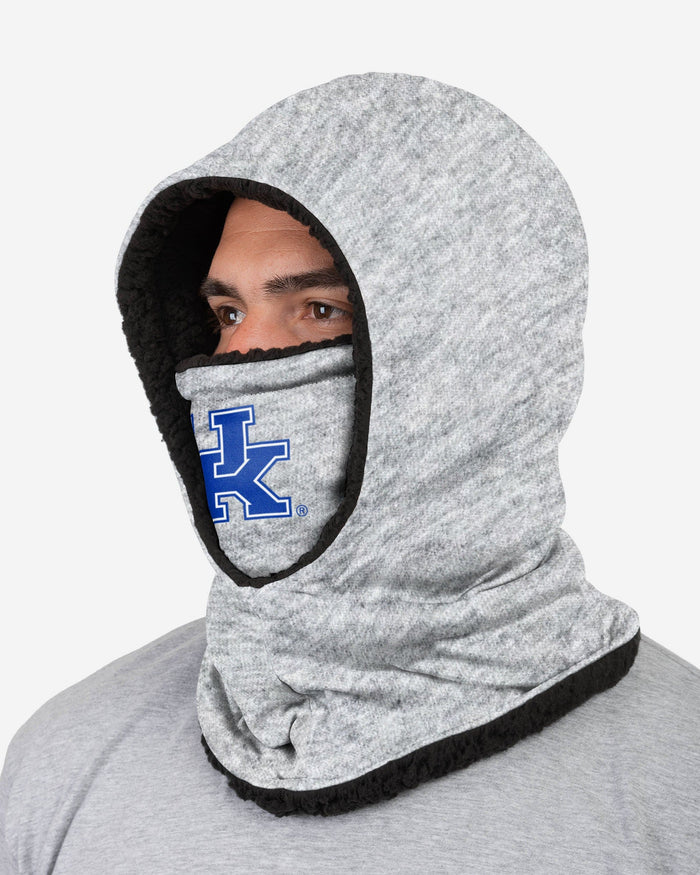 Kentucky Wildcats Heather Grey Big Logo Hooded Gaiter FOCO - FOCO.com