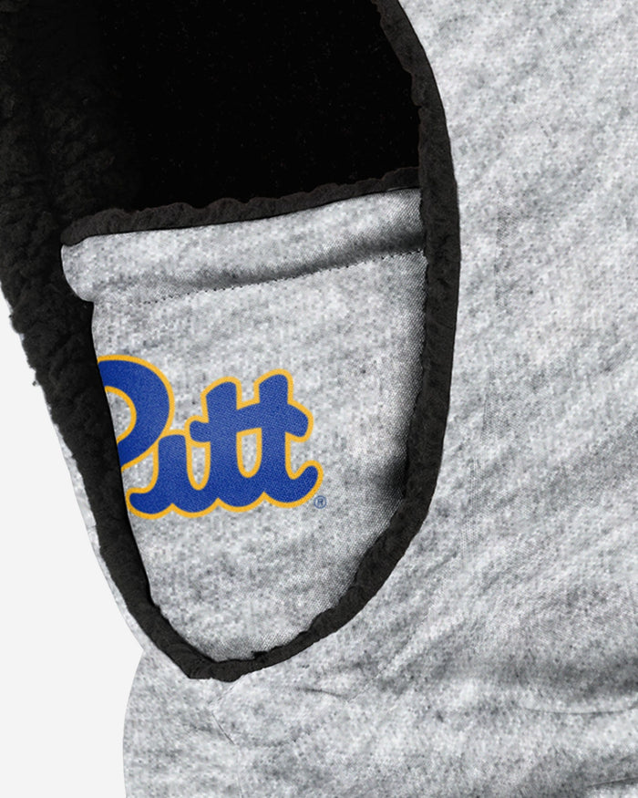 Pittsburgh Panthers Heather Grey Big Logo Hooded Gaiter FOCO - FOCO.com