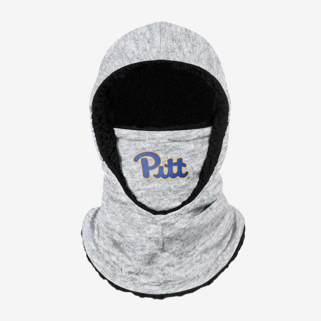 Pittsburgh Panthers Heather Grey Big Logo Hooded Gaiter FOCO - FOCO.com