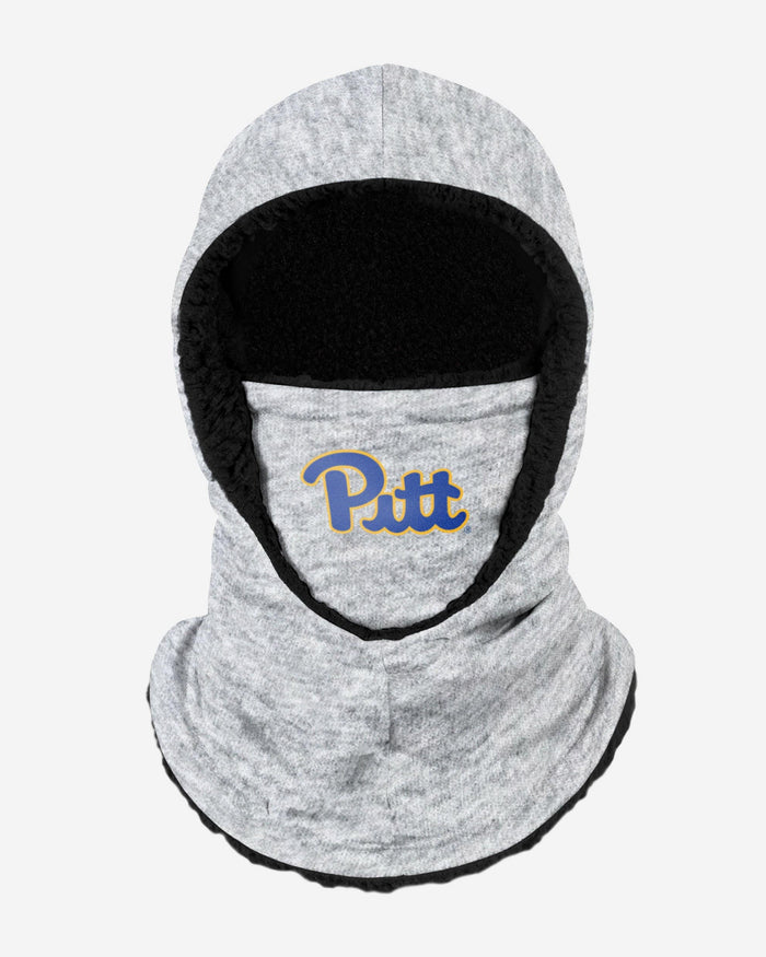 Pittsburgh Panthers Heather Grey Big Logo Hooded Gaiter FOCO - FOCO.com