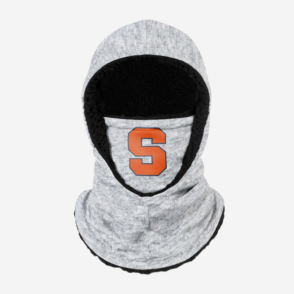 Syracuse Orange Heather Grey Big Logo Hooded Gaiter FOCO - FOCO.com