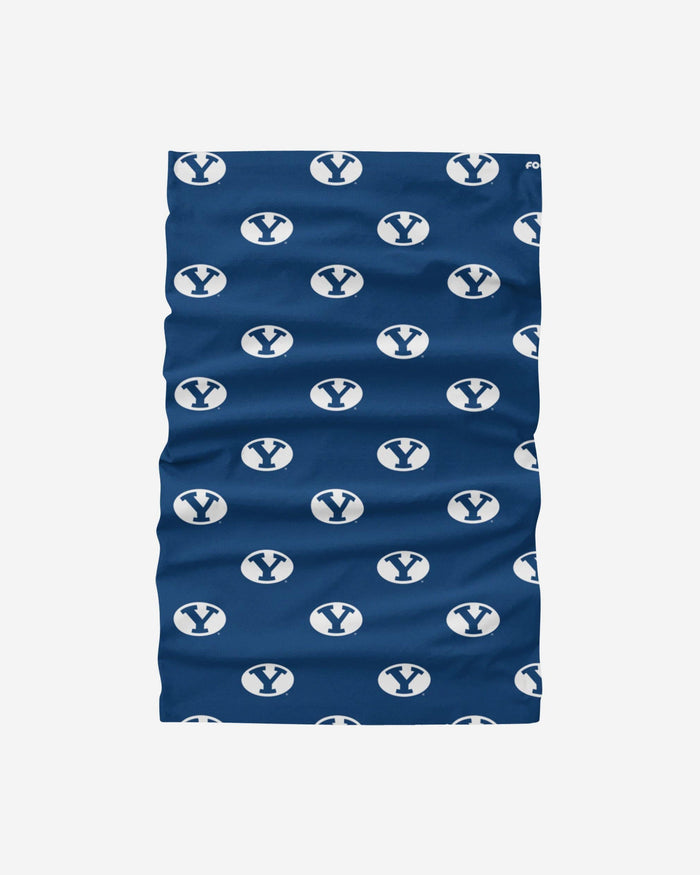 BYU Cougars Mini Print Logo Gaiter Scarf FOCO - FOCO.com