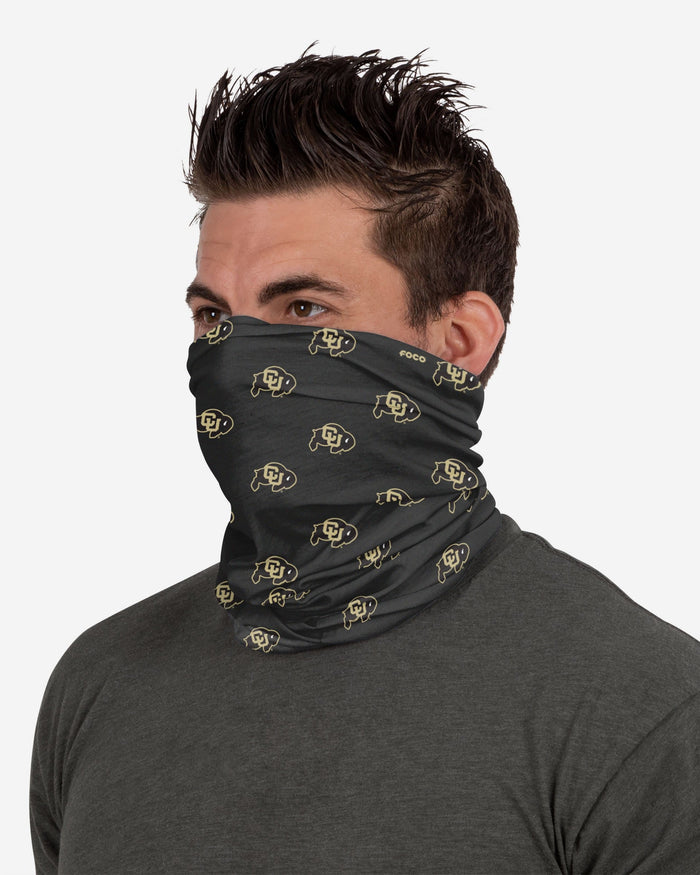 Colorado Buffaloes Mini Print Logo Gaiter Scarf FOCO - FOCO.com