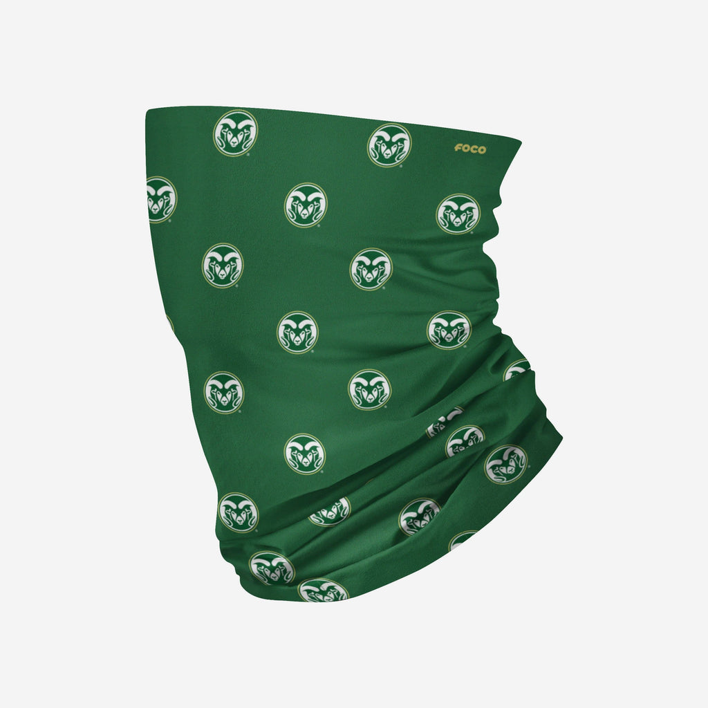 Colorado State Rams Mini Print Logo Gaiter Scarf FOCO - FOCO.com