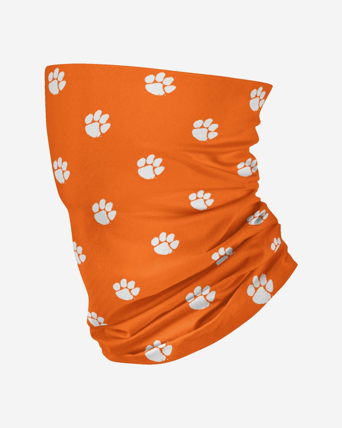 Clemson Tigers Mini Print Logo Gaiter Scarf FOCO - FOCO.com