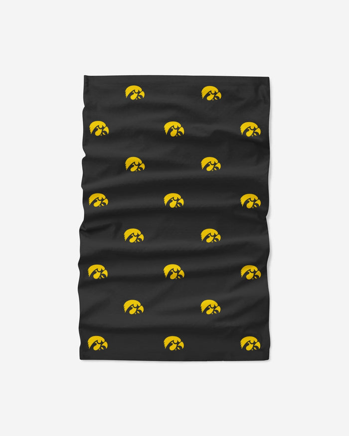 Iowa Hawkeyes Mini Print Logo Gaiter Scarf FOCO - FOCO.com