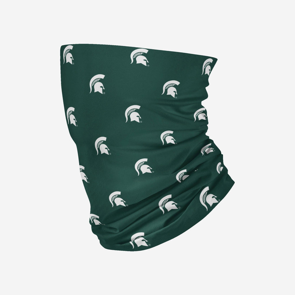 Michigan State Spartans Mini Print Logo Gaiter Scarf FOCO - FOCO.com