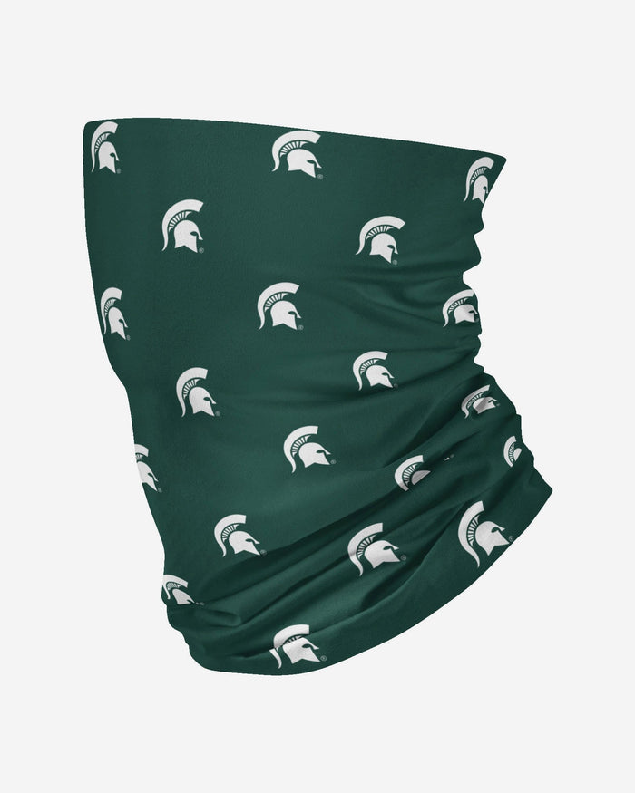 Michigan State Spartans Mini Print Logo Gaiter Scarf FOCO - FOCO.com