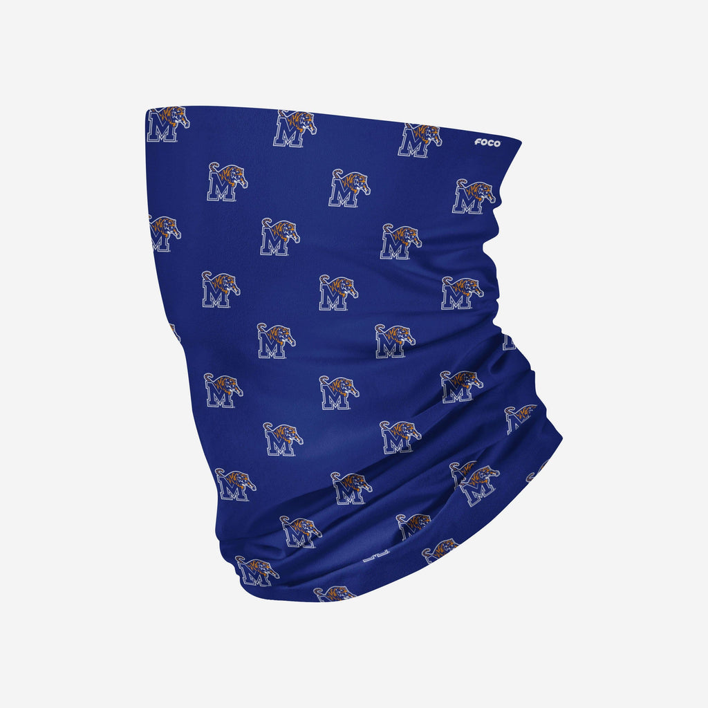 Memphis Tigers Mini Print Logo Gaiter Scarf FOCO - FOCO.com