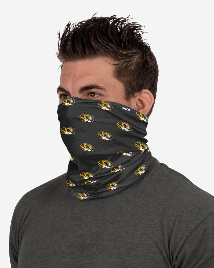 Missouri Tigers Mini Print Logo Gaiter Scarf FOCO - FOCO.com