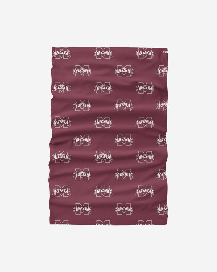 Mississippi State Bulldogs Mini Print Logo Gaiter Scarf FOCO - FOCO.com