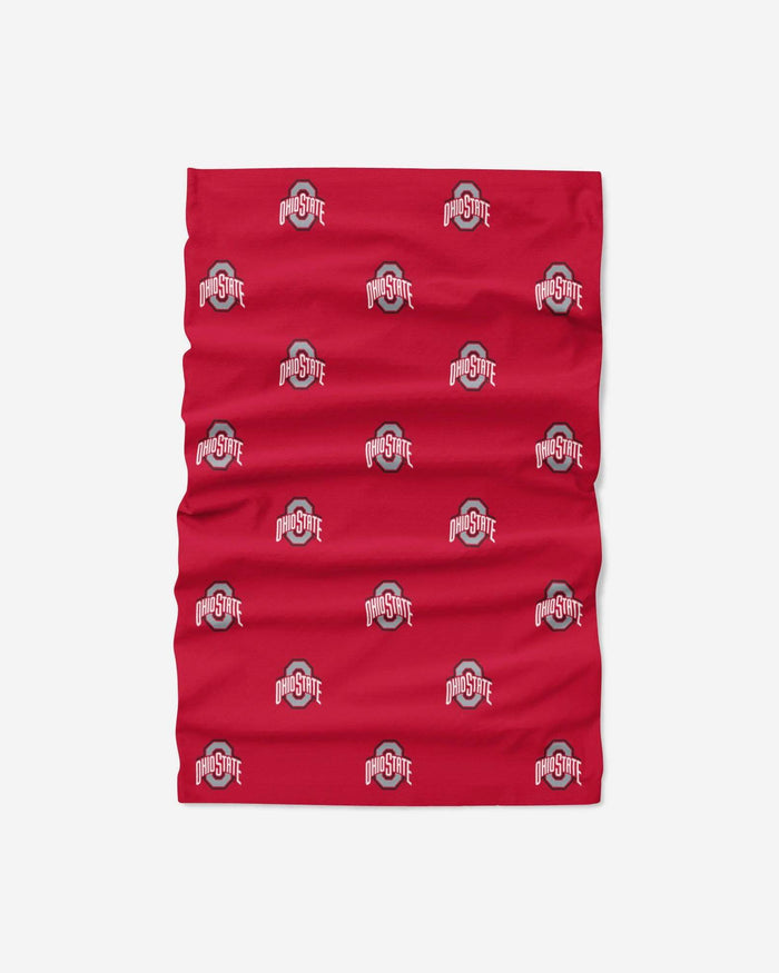 Ohio State Buckeyes Mini Print Logo Gaiter Scarf FOCO - FOCO.com