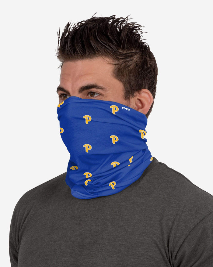 Pittsburgh Panthers Mini Print Logo Gaiter Scarf FOCO - FOCO.com