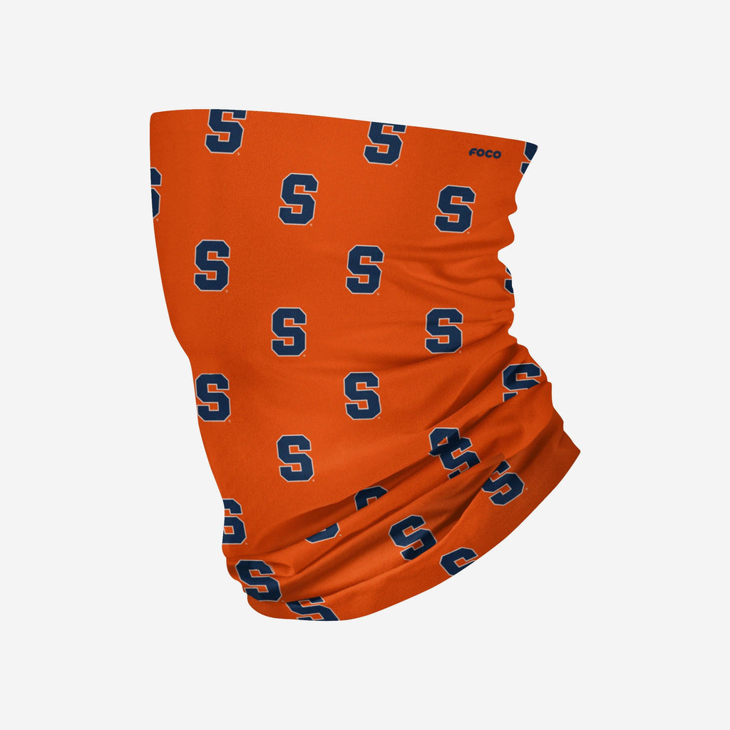 Syracuse Orange Mini Print Logo Gaiter Scarf FOCO - FOCO.com