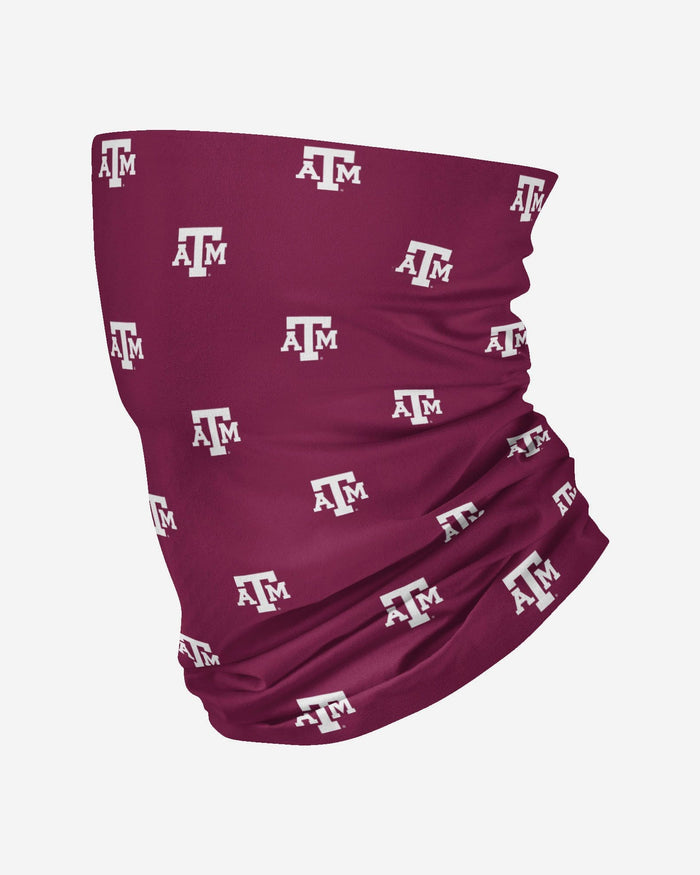 Texas A&M Aggies Mini Print Logo Gaiter Scarf FOCO - FOCO.com