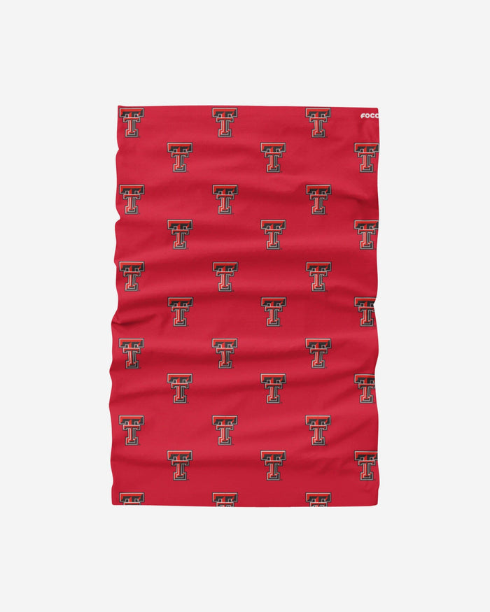 Texas Tech Red Raiders Mini Print Logo Gaiter Scarf FOCO - FOCO.com