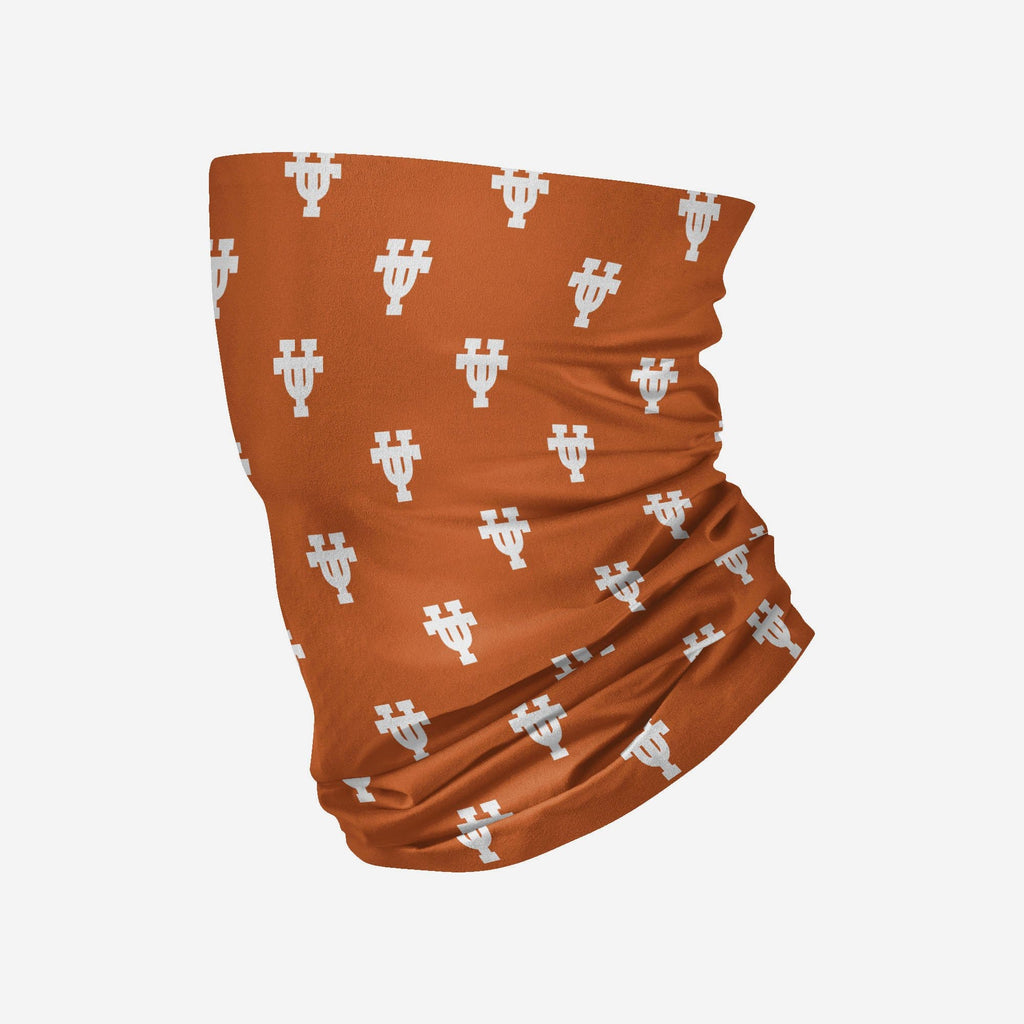 Texas Longhorns Mini Print Logo Gaiter Scarf FOCO - FOCO.com