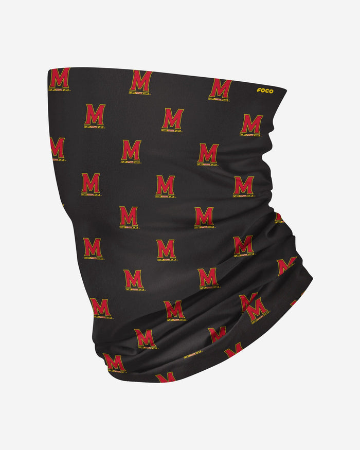 Maryland Terrapins Mini Print Logo Gaiter Scarf FOCO - FOCO.com