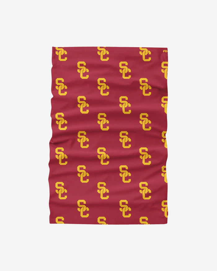 USC Trojans Mini Print Logo Gaiter Scarf FOCO - FOCO.com