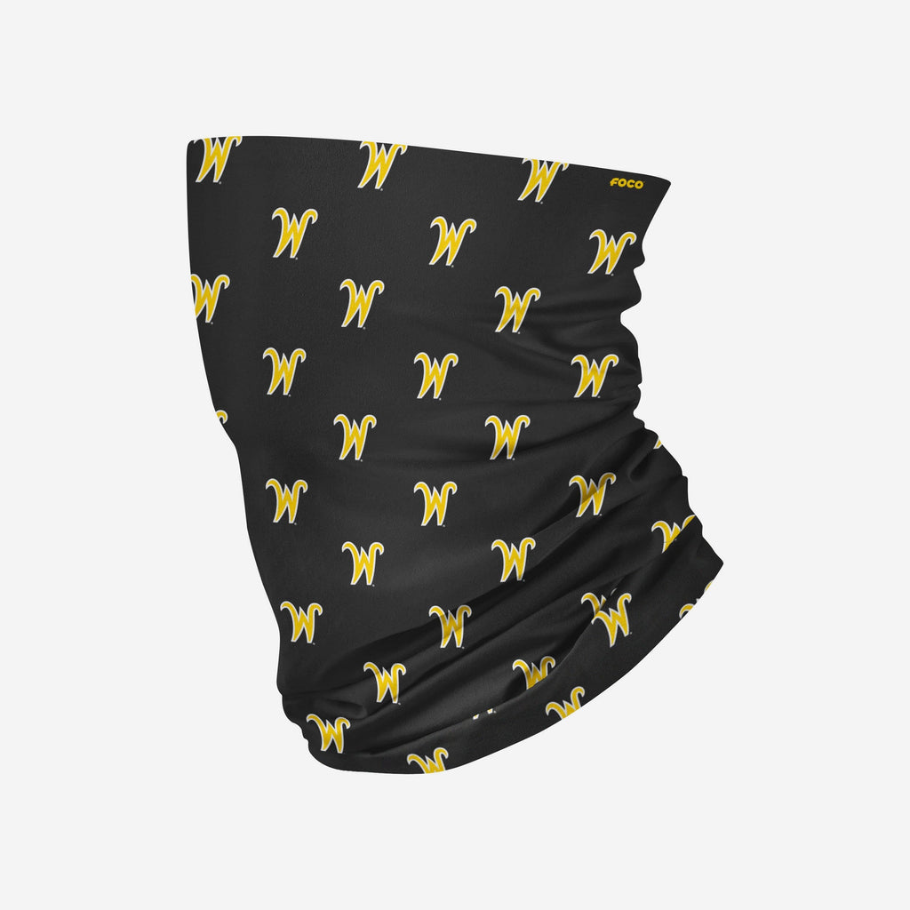 Wichita State Shockers Mini Print Logo Gaiter Scarf FOCO - FOCO.com