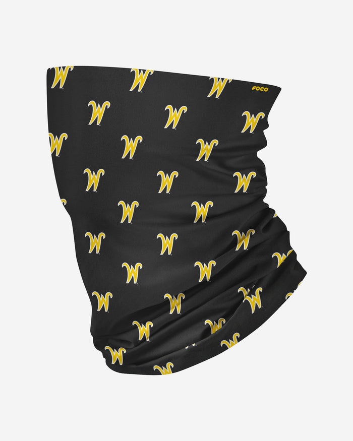 Wichita State Shockers Mini Print Logo Gaiter Scarf FOCO - FOCO.com