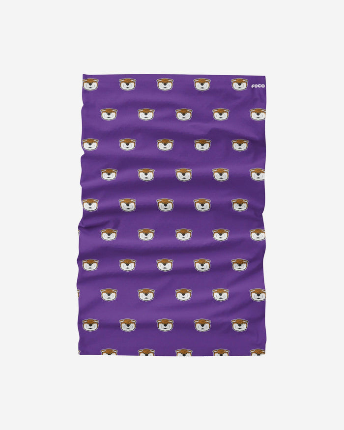 Mike The Tiger LSU Tigers Mini Print Mascot Gaiter Scarf FOCO - FOCO.com