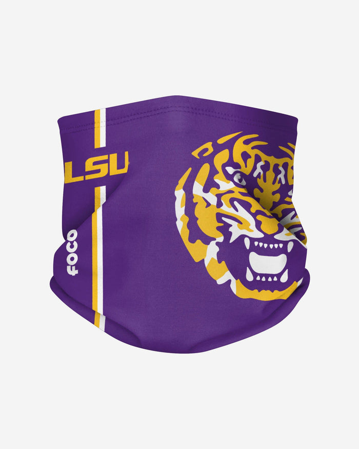 LSU Tigers On-Field Sideline Logo Gaiter Scarf FOCO - FOCO.com