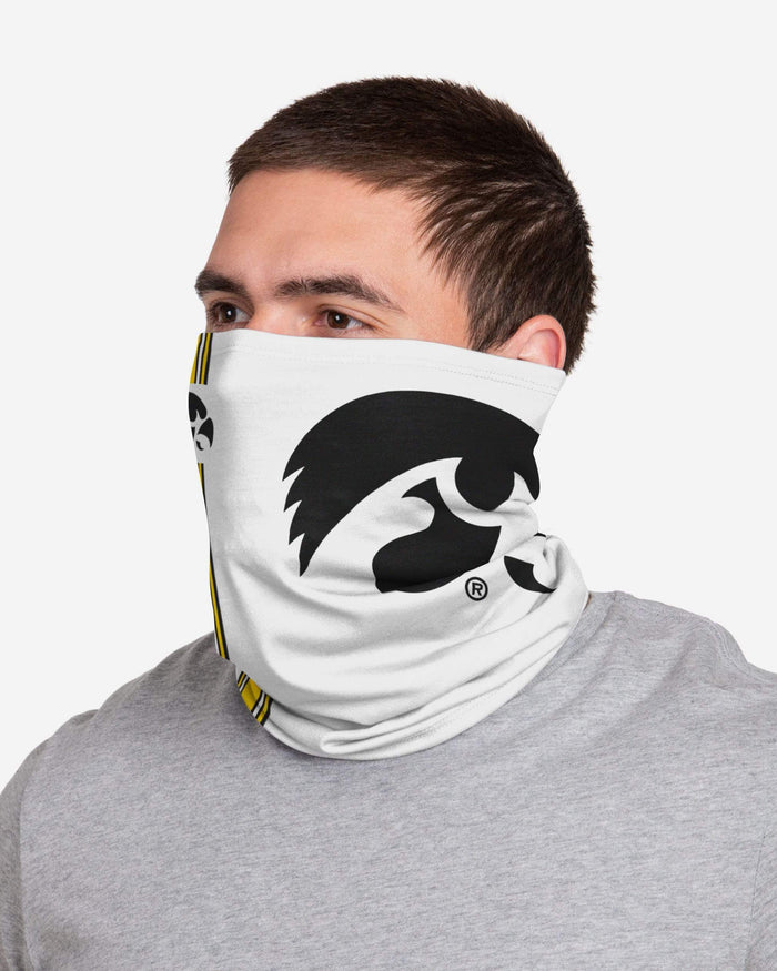 Iowa Hawkeyes On-Field Sideline Logo Away Gaiter Scarf FOCO - FOCO.com