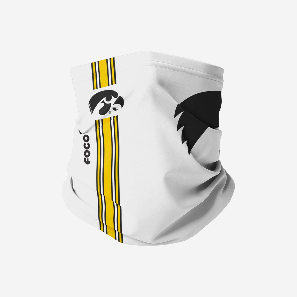 Iowa Hawkeyes On-Field Sideline Logo Away Gaiter Scarf FOCO - FOCO.com