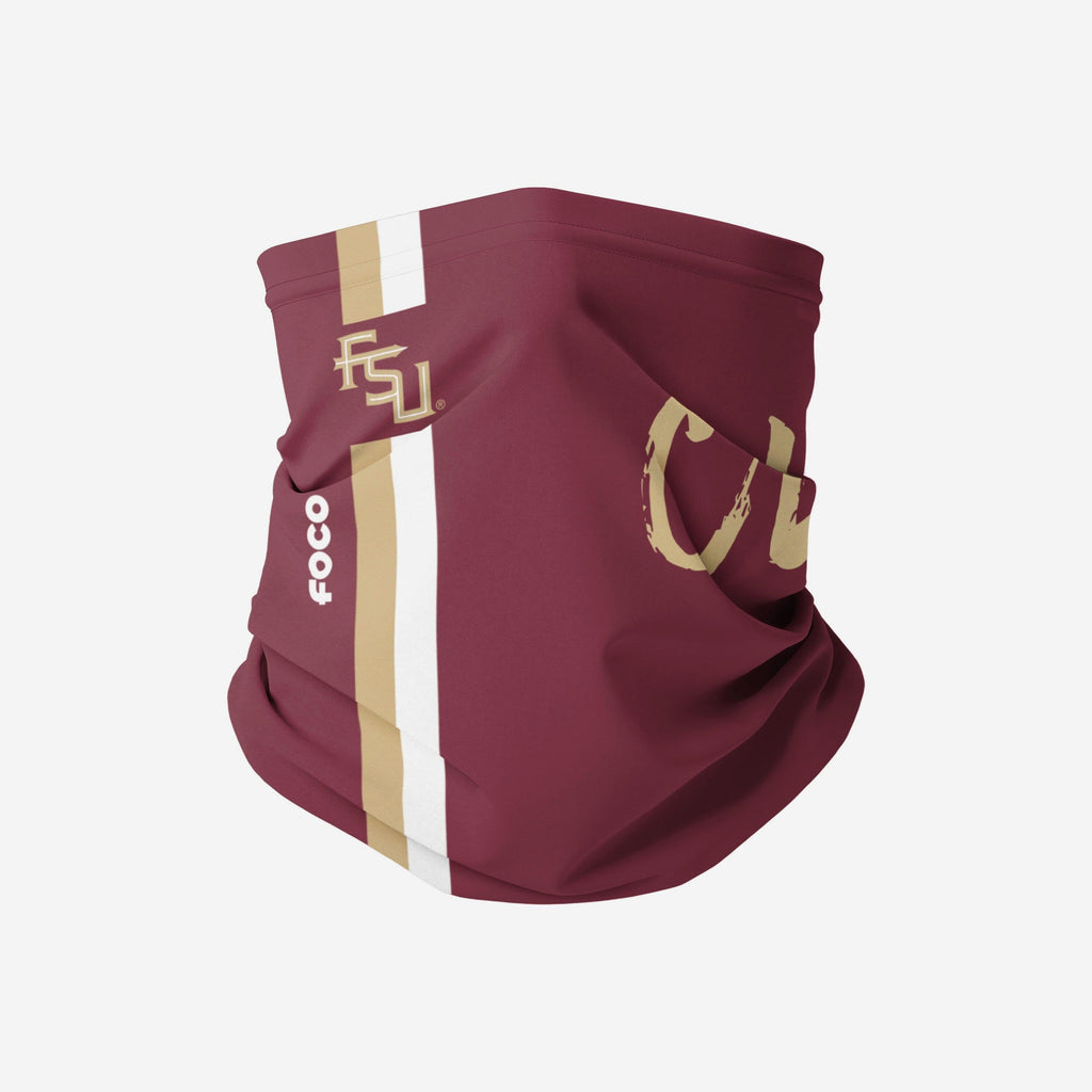 Florida State Seminoles On-Field Sideline Logo Climb Gaiter Scarf FOCO - FOCO.com