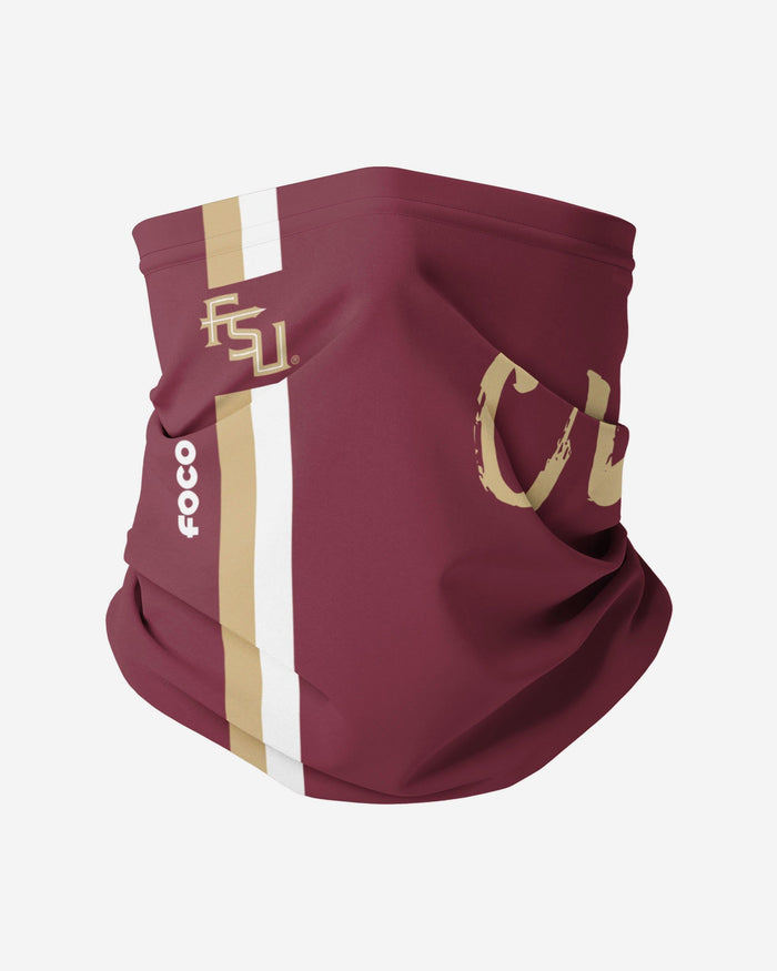 Florida State Seminoles On-Field Sideline Logo Climb Gaiter Scarf FOCO - FOCO.com