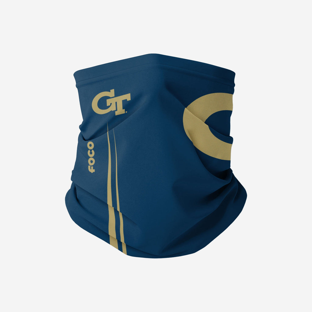 Georgia Tech Yellow Jackets On-Field Sideline Logo Gaiter Scarf FOCO - FOCO.com