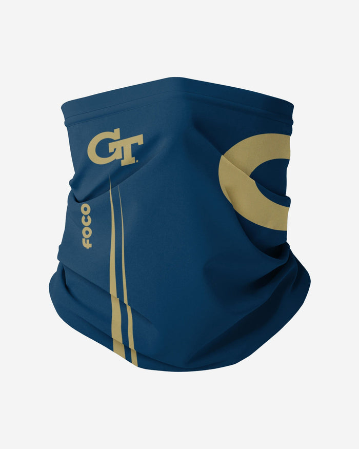 Georgia Tech Yellow Jackets On-Field Sideline Logo Gaiter Scarf FOCO - FOCO.com