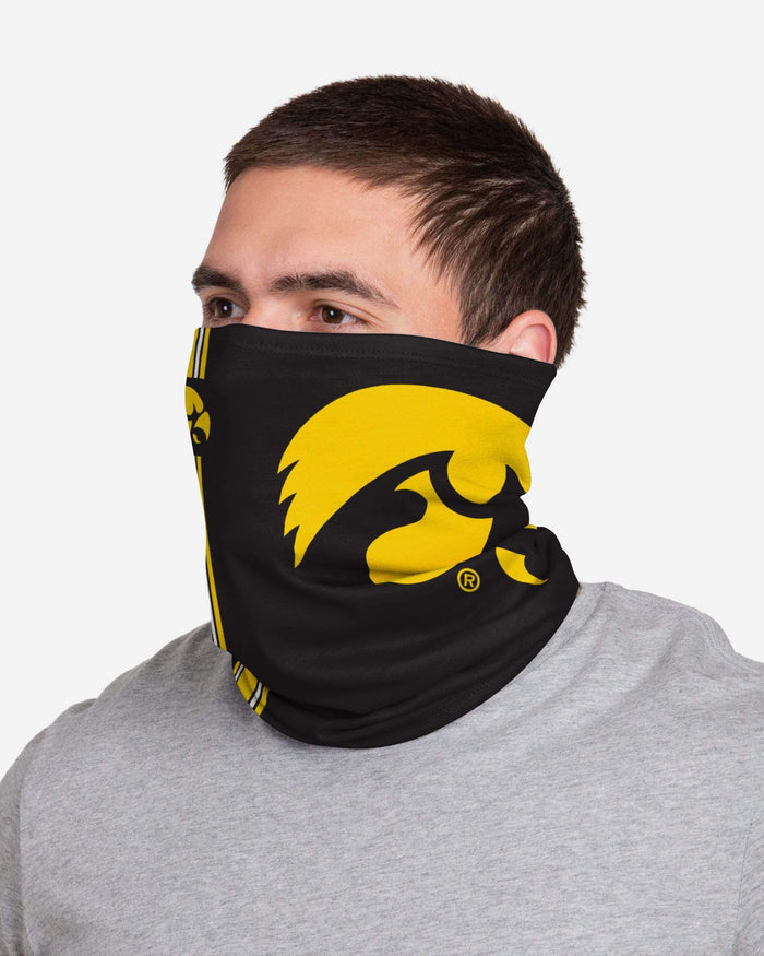 Iowa Hawkeyes On-Field Sideline Logo Home Gaiter Scarf FOCO - FOCO.com