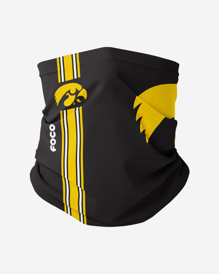 Iowa Hawkeyes On-Field Sideline Logo Home Gaiter Scarf FOCO - FOCO.com