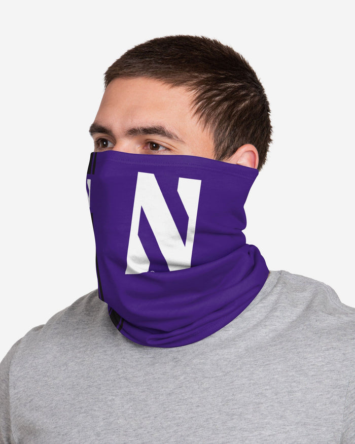 Northwestern Wildcats On-Field Sideline Logo Gaiter Scarf FOCO - FOCO.com