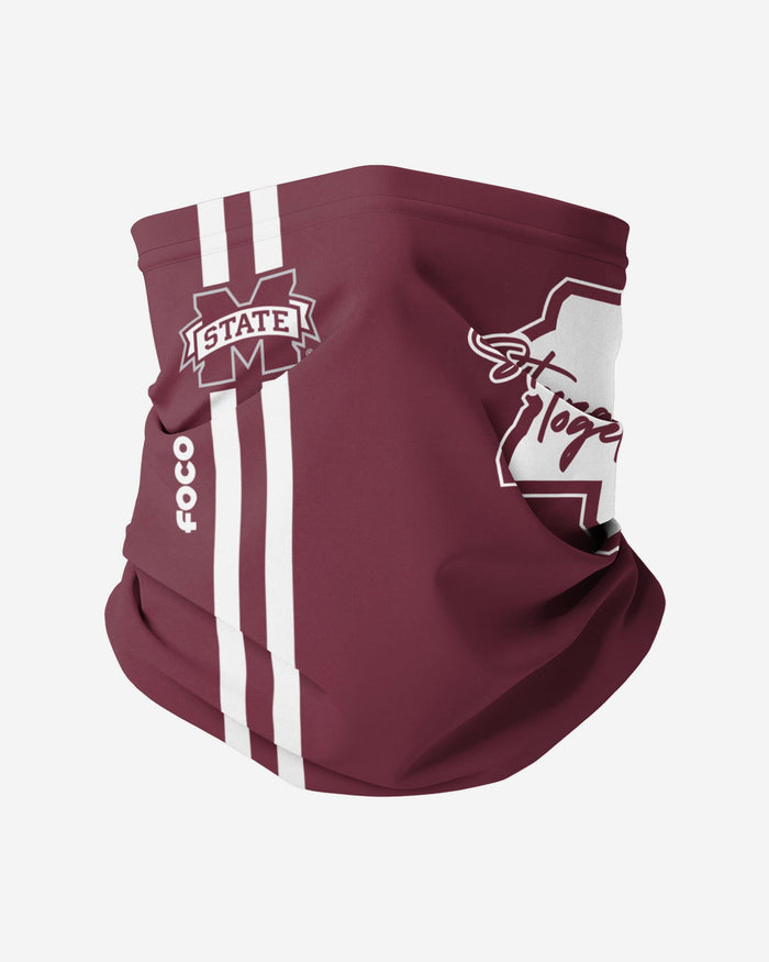 Mississippi State Bulldogs On-Field Sideline Logo Stronger Together Gaiter Scarf FOCO - FOCO.com