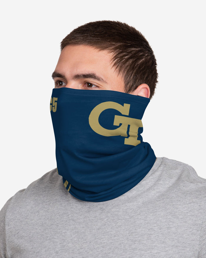 Georgia Tech Yellow Jackets On-Field Sideline Logo Coach Gaiter Scarf FOCO - FOCO.com