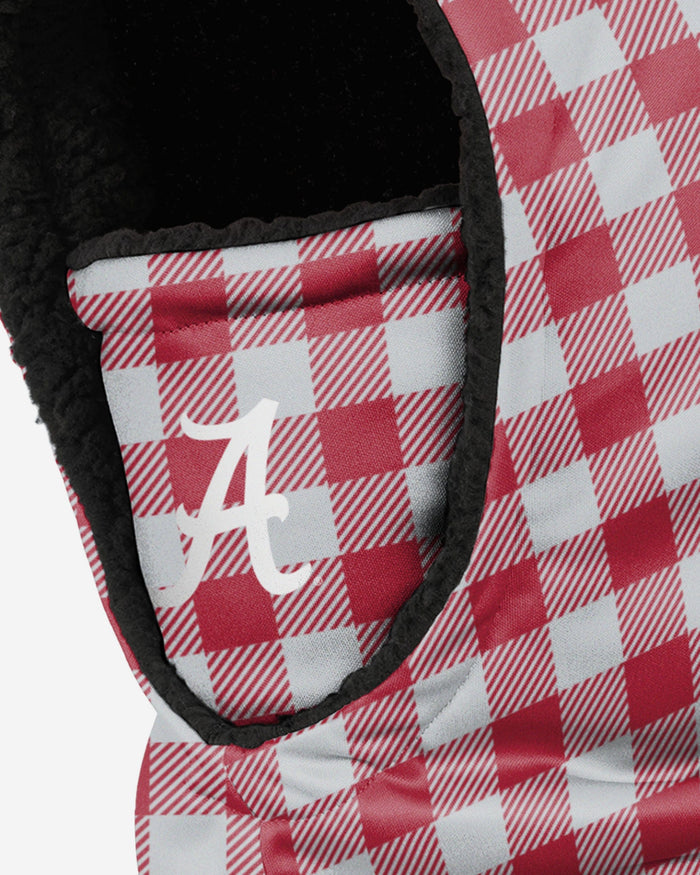 Alabama Crimson Tide Plaid Hooded Gaiter FOCO - FOCO.com