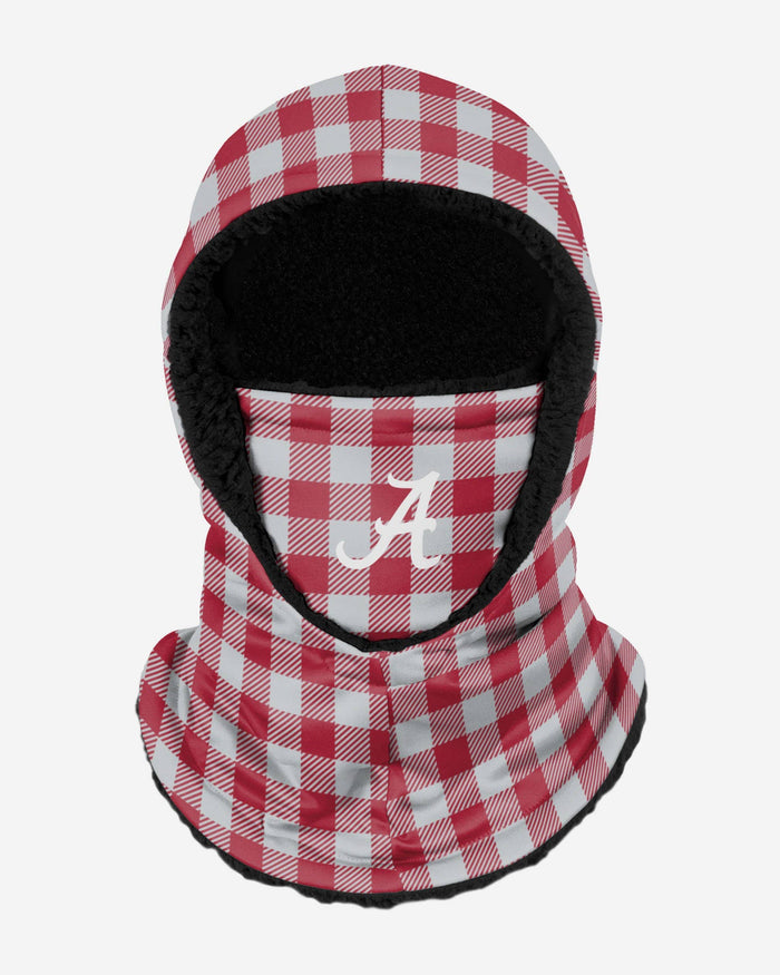 Alabama Crimson Tide Plaid Hooded Gaiter FOCO - FOCO.com