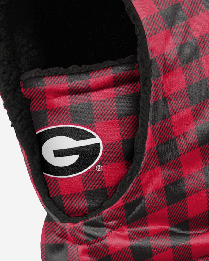 Georgia Bulldogs Plaid Hooded Gaiter FOCO - FOCO.com