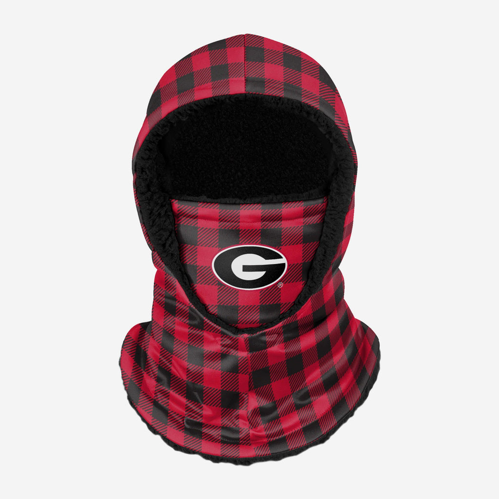 Georgia Bulldogs Plaid Hooded Gaiter FOCO - FOCO.com